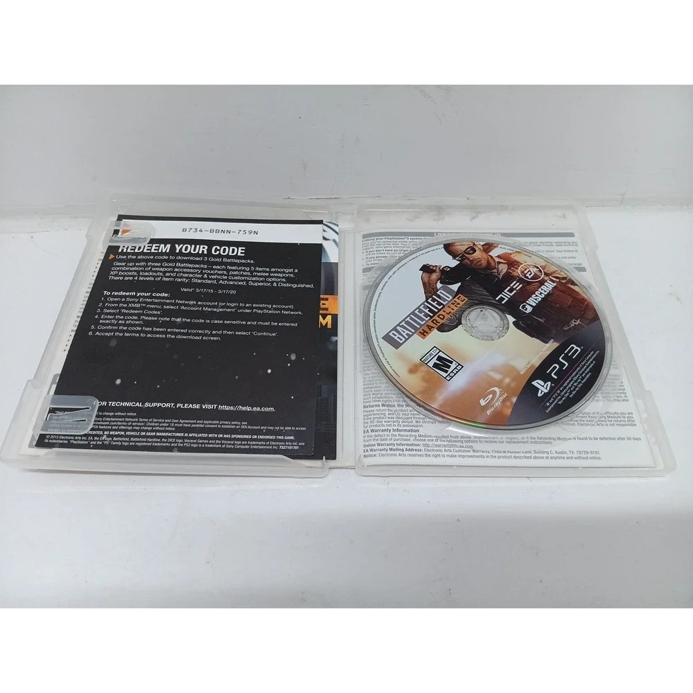 Battlefield Hardline (Sony PlayStation 3, 2015)